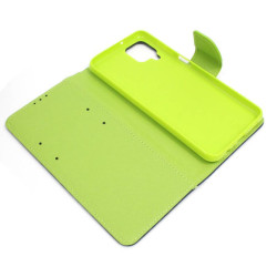 Etui Fancy Diary na telefon Samsung Galaxy A12 A125 / M12 M127 granatowe