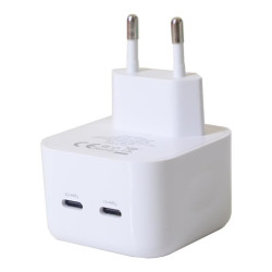 Ładowarka sieciowa PD Power Delivery 2 x USB TYP C USB-C 35W THUNDER do telefonu biała