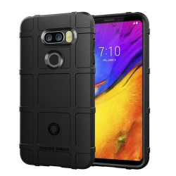 Etui Bumper Carbon Rugged na telefon LG V30 / V30+ / V30S ThinQ / V30S+ ThinQ czarne