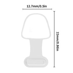 Zatyczka / zaślepka przeciw kurzowi do gniazda ładowania USB Typ C Type-C USBC USB-C klej 3M biała 2