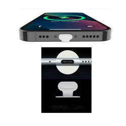 Zatyczka / zaślepka przeciw kurzowi do gniazda ładowania USB Typ C Type-C USBC USB-C klej 3M biała 2