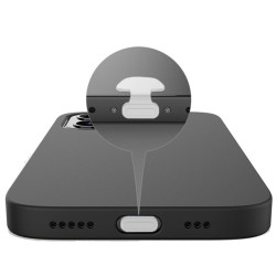 Zatyczka / zaślepka przeciw kurzowi do gniazda ładowania USB Typ C Type-C USBC USB-C klej 3M biała 2