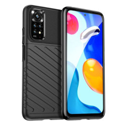 ETUI PANCERNE THUNDER na telefon Xiaomi Redmi Note 11 / 11S 4G czarne