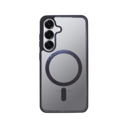 Etui MATT MagSafe na telefon Samsung Galaxy S25 5G S931 fioletowe