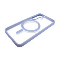 Etui MATT MagSafe na telefon Samsung Galaxy S25 5G S931 jasnoniebieskie