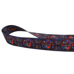 Smycz na szyję do telefonu i kluczy 20mm x 52cm WZÓR 14 witrażowe okręgi
