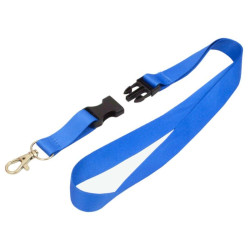 Smycz na szyję do telefonu i kluczy uniwersalna 20mm x 52cm niebieska 2
