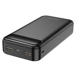 POWERBANK 20000mAh 2 x USB A USB-A 1 x USB Typ C USB-C 1 x microUSB micro USB FREEWAY BJ14A duży pojemny szybki czarny