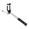 Uchwyt SELFIE STICK Audio Jack na telefon smartfon kamerę sportową CZARNY długość 98cm TYP1