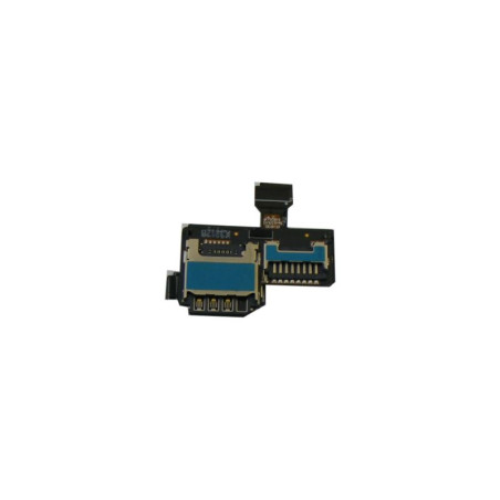 Taśma Flex do telefonu Samsung Galaxy S4 Mini i9190 złącze karty SIM + SD