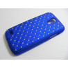 Etui Hard Case Zirconia na telefon Samsung Galaxy S4 Mini i9190 / LTE i9195 niebieskie