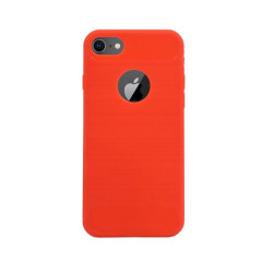 Etui Bumper Carbon LUX na telefon Apple iPhone 7 A1660 / 8 A1863 / SE 2020 A2296 / SE 2022 A2783 czerwone