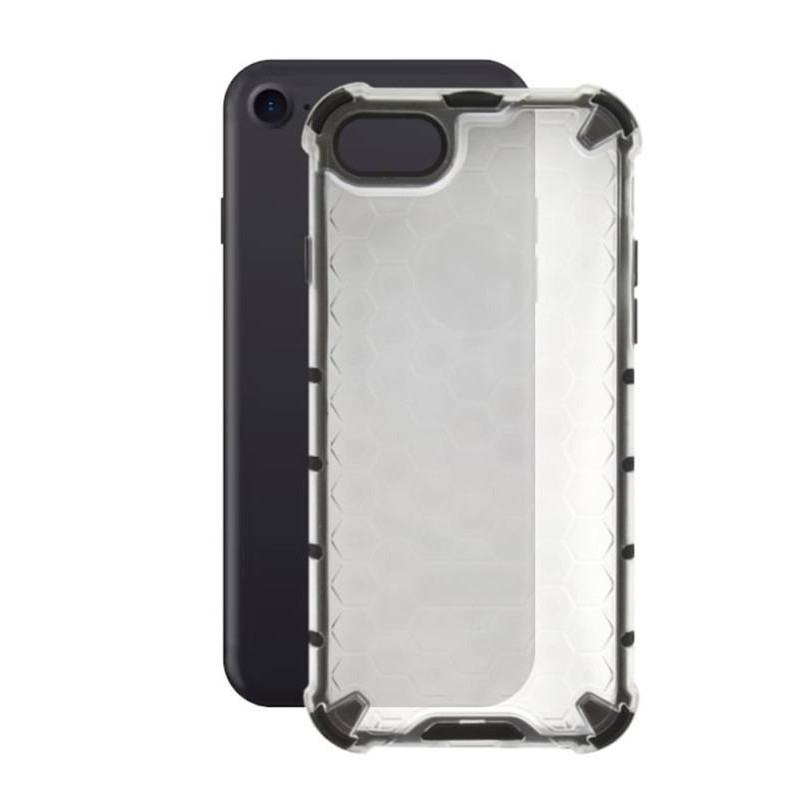 Etui pancerne Honeycomb na telefon Apple iPhone 7 / 8 / SE 2020 / SE 2022 bezbarwne