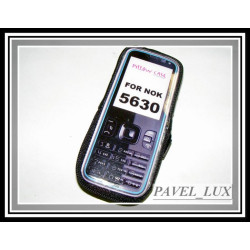 Etui satynowe na zamek Pillow Case na telefon Nokia 5630 czarne