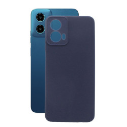 Etui Jelly Case na telefon motorola moto g34 5G XT2363 granatowe MATT