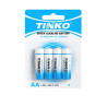 Bateria alkaliczna AA gruby paluszek Tinko LR6 1,5V 4 sztuki blister