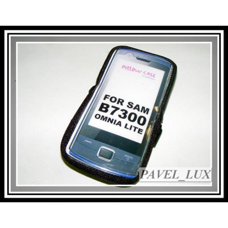 Etui satynowe na zamek Pillow Case na telefon Samsung B7300 Omnia Lite