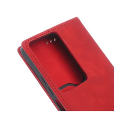 Etui Smart Retro na telefon OPPO A5 5G 2025 CPH2735 / A5m 4G CPH2727 czerwone