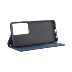 Etui Smart Retro na telefon OPPO A5 5G 2025 CPH2735 / A5m 4G CPH2727 granatowe