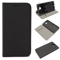 Etui Smart Magnet na telefon Huawei Y5 / Y6 2017 / Nova Young / Honor 6 Play czarne