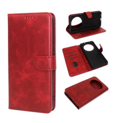 Etui Smart Leather na telefon Realme 14 Pro Plus Pro+ 5G RMX5051 czerwone