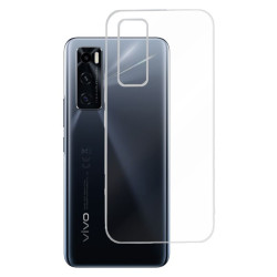 Etui Jelly Case na telefon Vivo Y70 V2023 bezbarwne 1mm + szkło ochronne hartowane