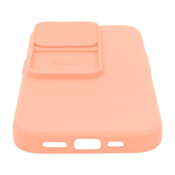 Etui SILICONE LENS na telefon Apple iPhone 14 Pro A2890 łososiowe