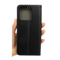 Etui Smart Magnet na telefon Xiaomi Redmi 12C / 11A czarne HQ