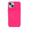 Etui SILICONE LENS na telefon Apple iPhone 14 A2882 różowe