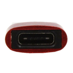 Adapter Przejściówka z USB Typ-C na USB czerwony