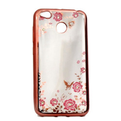 Etui BUMPER GLOSSY DIAMOND na telefon Xiaomi Redmi 4X MAE136 jasnoróżowe