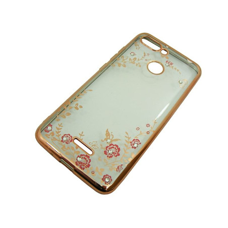 Etui BUMPER GLOSSY DIAMOND na telefon Xiaomi Redmi 6 M1804C3DG jasnoróżowe