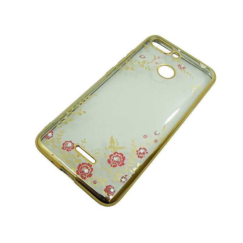 Etui BUMPER GLOSSY DIAMOND na telefon Xiaomi Redmi 6 M1804C3DG złote