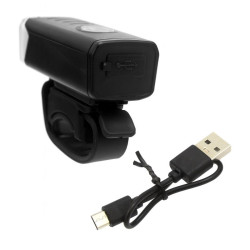 Zestaw lampek rowerowych LED przód tył USB