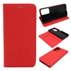 Etui z klapką Smart Magnet na telefon Xiaomi Redmi Note 11 / 11S 4G czerwone