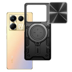 Etui Pancerne MAGNETIC Ring na telefon Infinix Note 40 4G X6853 czarne