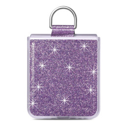 Etui Hard Case Bling na telefon Samsung Galaxy Z Flip 5 5G F721 fioletowe