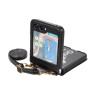 Etui Leather Case Strap na telefon Samsung Galaxy Z Flip 5 F731 czarne