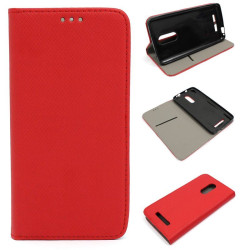 Etui Smart Magnet do telefonu Xiaomi Redmi Note 3 KATE EU czerwone
