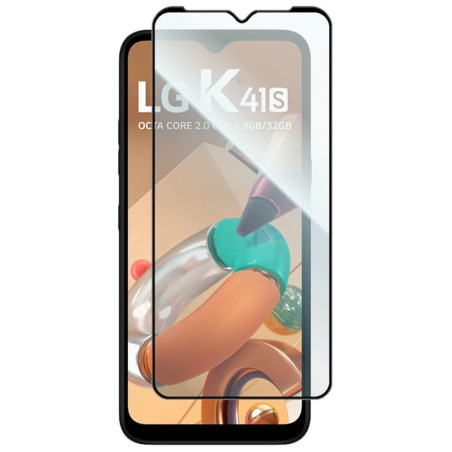 9H SZKŁO hartowane na telefon LG K41S K410 / K51S K510 FULL 5D