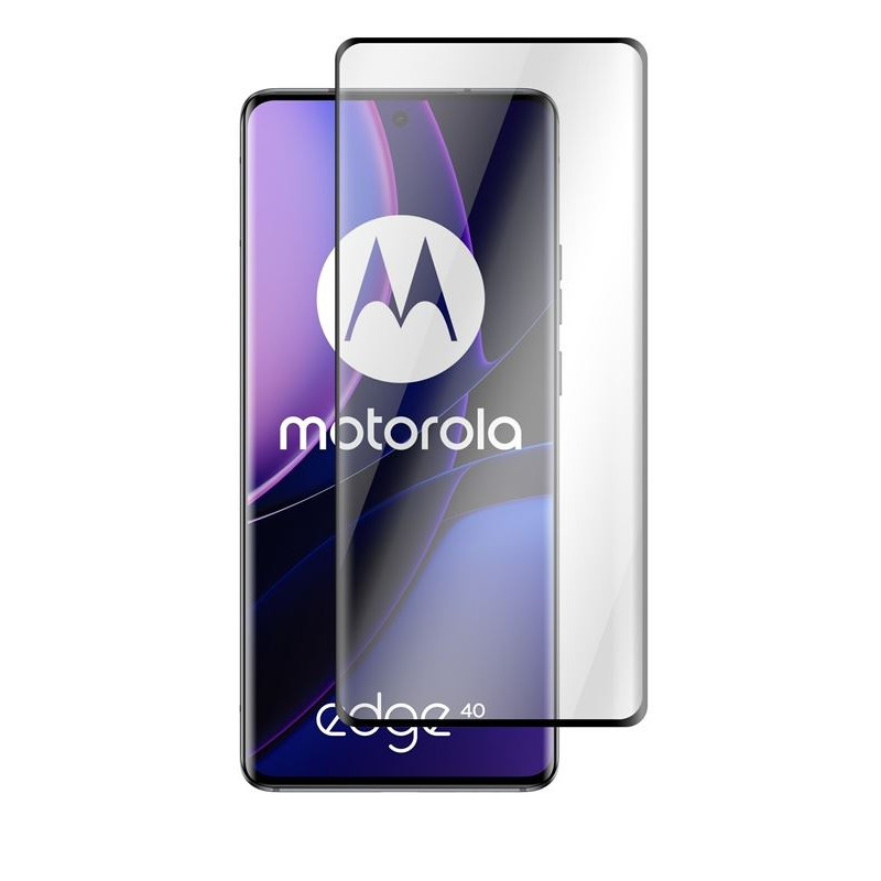 9H SZKŁO hartowane na telefon motorola edge 40 5G XT2303 FULL 6D CF