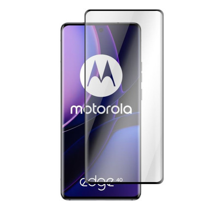 9H SZKŁO hartowane na telefon motorola edge 40 5G XT2303 FULL 6D CF