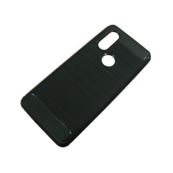 Etui Bumper Carbon LUX do telefonu Motorola One Vision XT1970 czarne