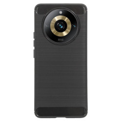 Etui Bumper Carbon LUX na telefon Realme 11 Pro 5G RMX3770 / 11 Pro+ 5G RMX3740 czarne