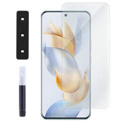 9H SZKŁO hartowane na telefon Honor 90 5G REA-NX9 UV + lampa