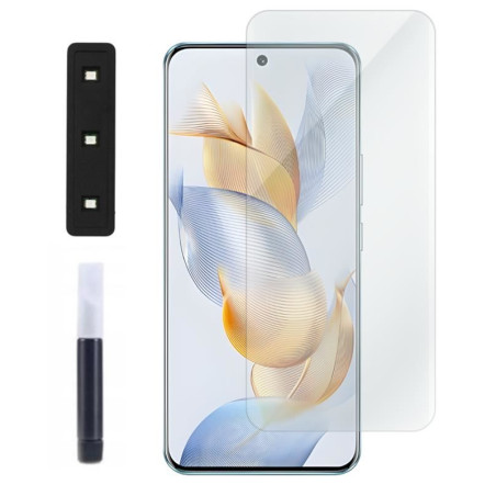 9H SZKŁO hartowane na telefon Honor 90 5G REA-NX9 UV + lampa