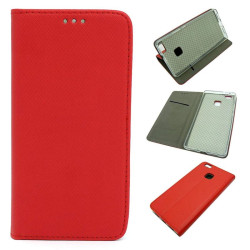 Etui Smart Magnet na telefon Huawei P9 Lite czerwony