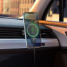 Uchwyt samochodowy magnetyczny indukcyjny ładowanie bezprzewodowe do kratki na telefon / smartfon / nawigację GPS z MagSafe CA85
