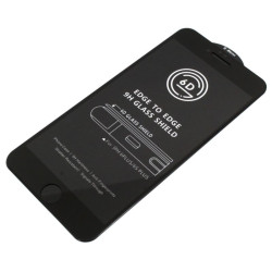 9H SZKŁO hartowane na telefon Apple iPhone 6+ A1522 / 6S+ A1634 FULL 6D CF czarne