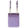 Etui Leather Case Strap na telefon Samsung Galaxy Z Flip 7 5G F766 fioletowe